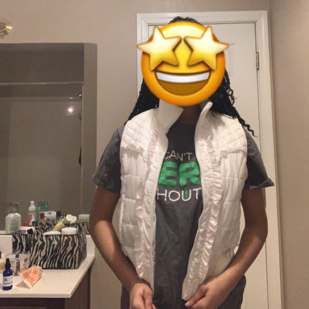 White girls vest